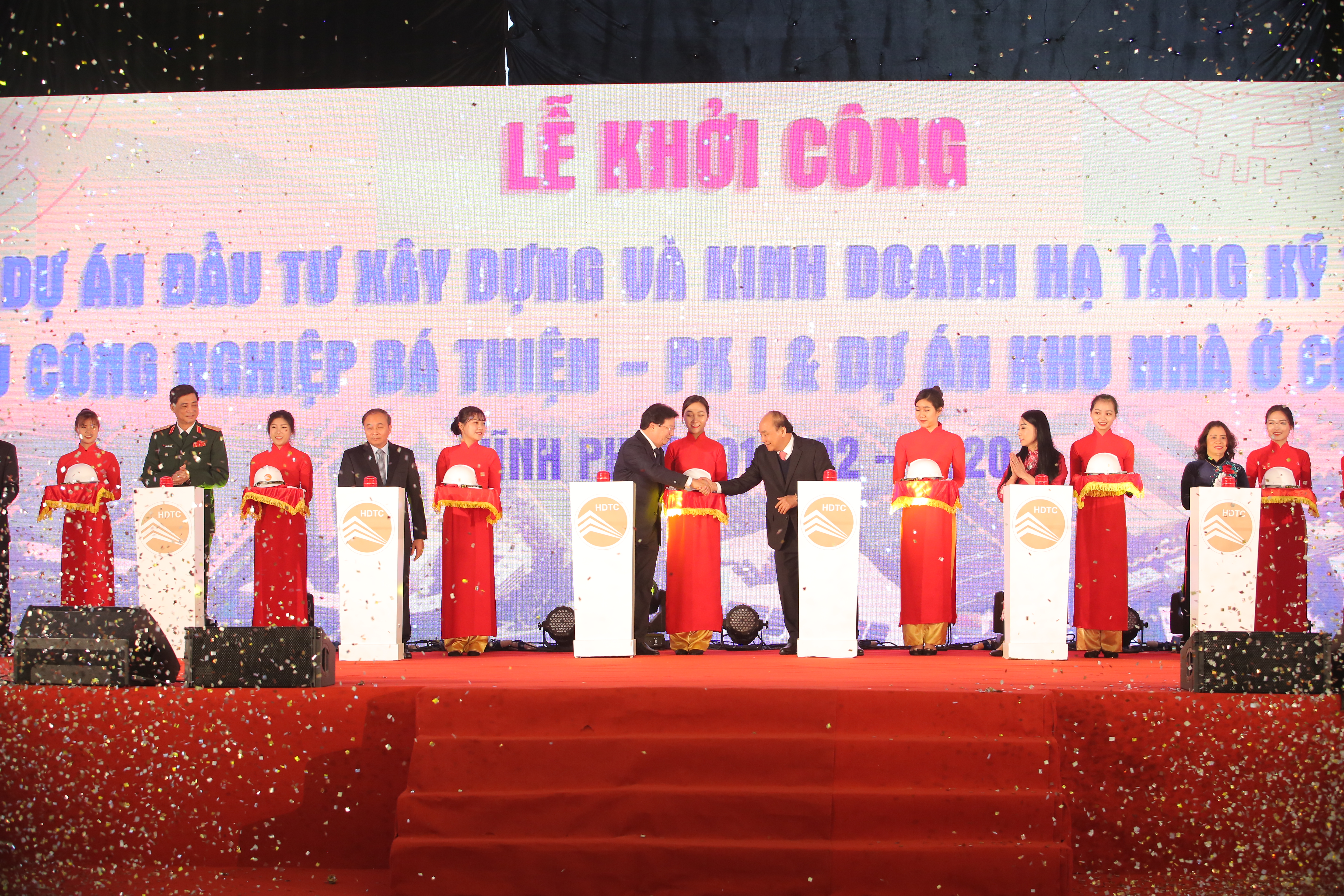 HDTC tổ chức Lễ khởi công Khu công nghiệp Bá Thiện - Tỉnh Vĩnh Phúc