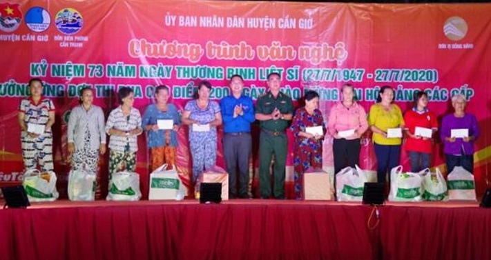Nhiều hoạt động vì cộng đồng nhân kỷ niệm 73 năm ngày thương binh, liệt sỹ (27/07/1947 - 27/07/2020)